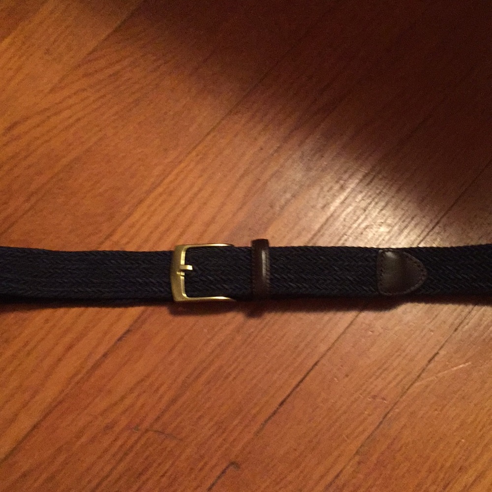 Navy Blue Cloth Belt